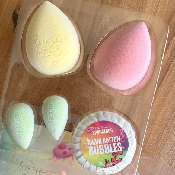 BNIB ✨Juno & Co. and SpongeBob Makeup Sponge Set✨ - Picture 3 of 5